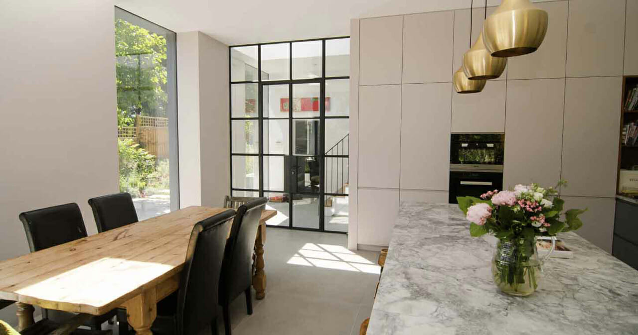 internal steel door partition W20
