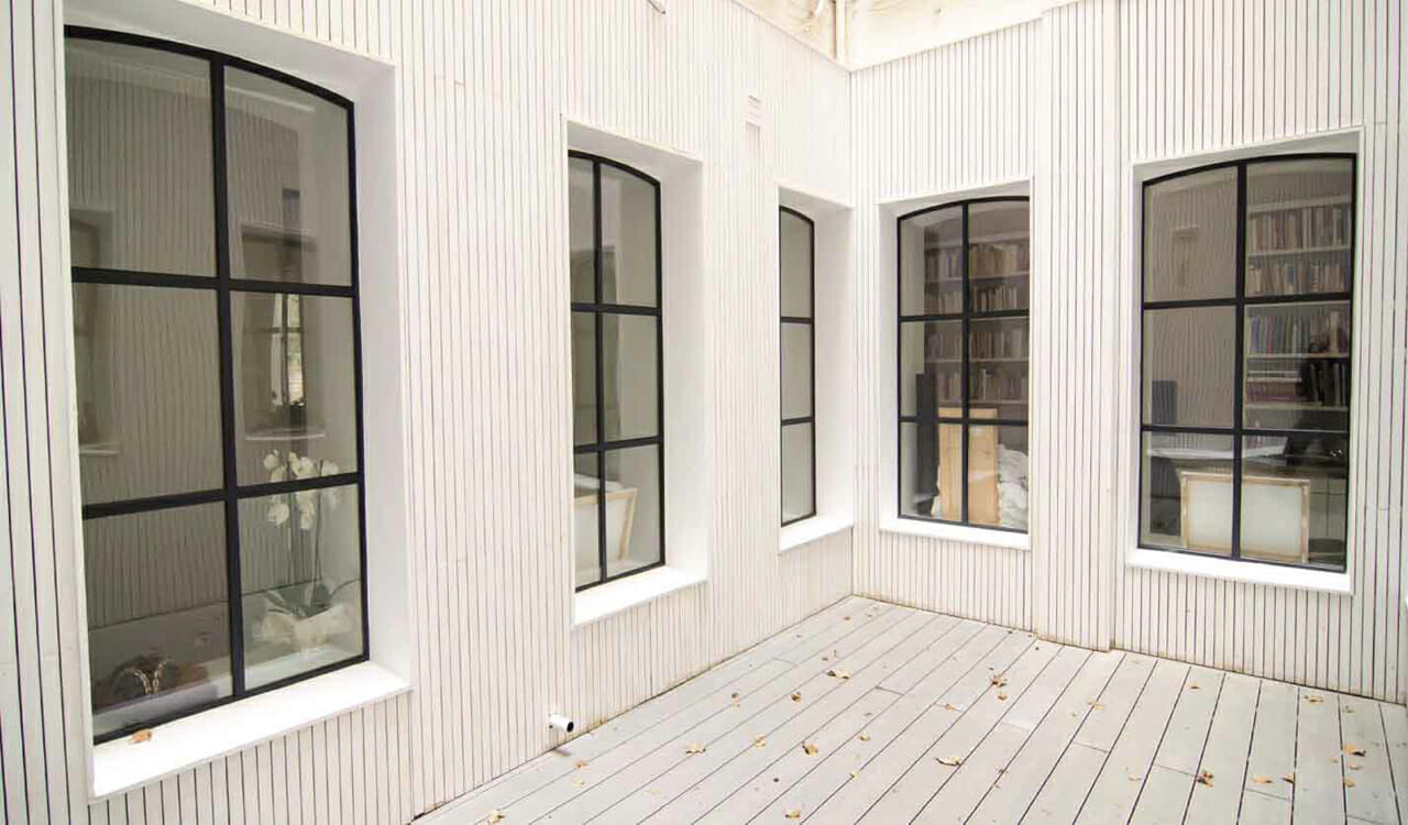 black steel windows W20 profile