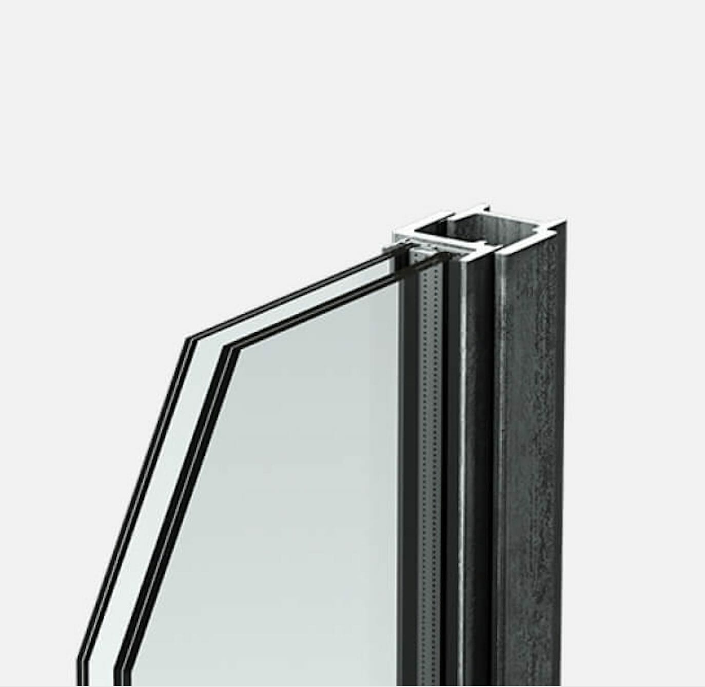 steel profile frame W20 closeup